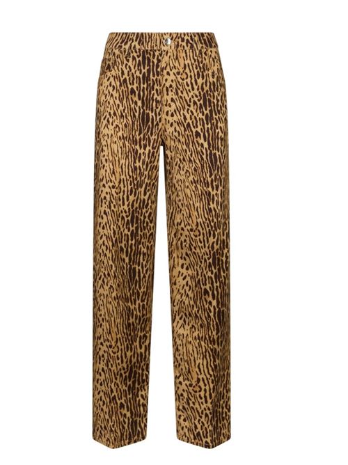 Pantaloni con stampa animalier Liu Jo | WA5447T1816.M9550